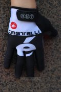 2014 Castelli Langfingerhandschuhe Radfahren Shwarz und Wei