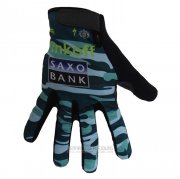 2020 Saxo Bank Langfingerhandschuhe Radfahren Tarnung