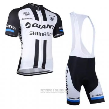 2021 Fahrradbekleidung Giant Alpecin Wei Shwarz Trikot Kurzarm und Tragerhose