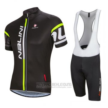 2016 Fahrradbekleidung Nalini Tief Shwarz Trikot Kurzarm und Tragerhose