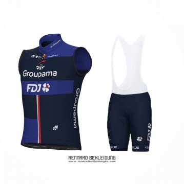 2024 Windweste Groupama-FDJ Wei Blau Und Tragerhose