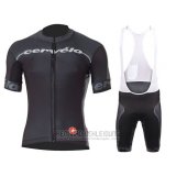 2016 Fahrradbekleidung Castelli Cervelo und Shwarz Trikot Kurzarm und Tragerhose