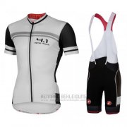 2016 Fahrradbekleidung Castelli Crema Trikot Kurzarm und Tragerhose