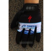 2020 Omega Quick Step Langfingerhandschuhe Radfahren Shwarz Wei