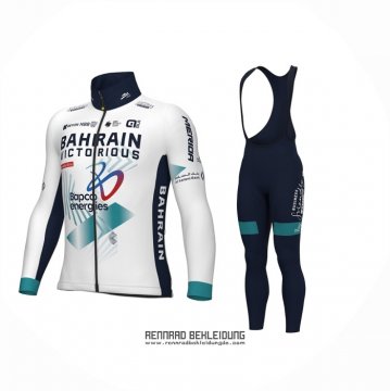 2024 Fahrradbekleidung Bahrain Victorious Wei Trikot Langarm Und Tragerhose