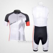 2012 Fahrradbekleidung Nalini Shwarz und Wei Trikot Kurzarm und Tragerhose