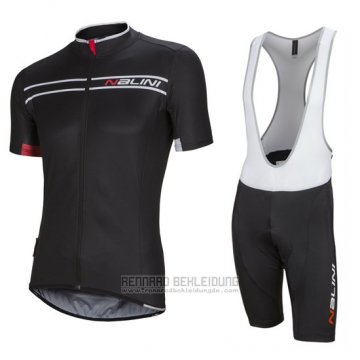 2016 Fahrradbekleidung Nalini Shwarz Trikot Kurzarm und Tragerhose