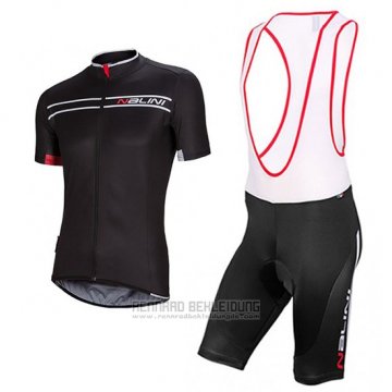 2017 Fahrradbekleidung Nalini Sinello Ti Shwarz Trikot Kurzarm und Tragerhose