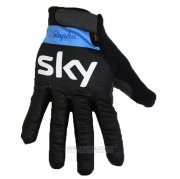 2020 Sky Langfingerhandschuhe Radfahren Shwarz