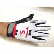 2020 Sunweb Langfingerhandschuhe Radfahren Wei