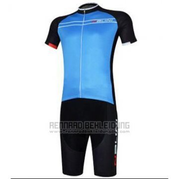 2017 Fahrradbekleidung Nalini Blau Trikot Kurzarm und Tragerhose