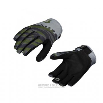 2021 Scott Langfingerhandschuhe Radfahren Grun