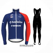 2024 Fahrradbekleidung Baloise Trek Rot Blau Trikot Langarm Und Tragerhose