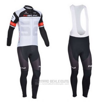 2013 Fahrradbekleidung Nalini Wei Trikot Langarm und Tragerhose