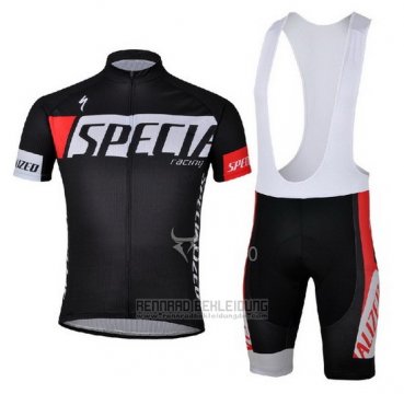 2013 Fahrradbekleidung Specialized Shwarz Trikot Kurzarm und Tragerhose