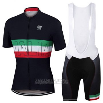 2017 Fahrradbekleidung Sportful Shwarz Trikot Kurzarm und Tragerhose