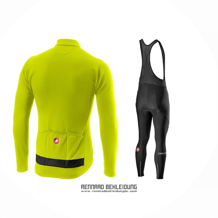 2024 Fahrradbekleidung Castelli Grun Trikot Langarm Und Tragerhose