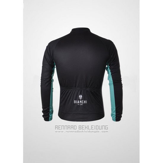 2010 Fahrradbekleidung Bianchi Shwarz Trikot Langarm und Tragerhose