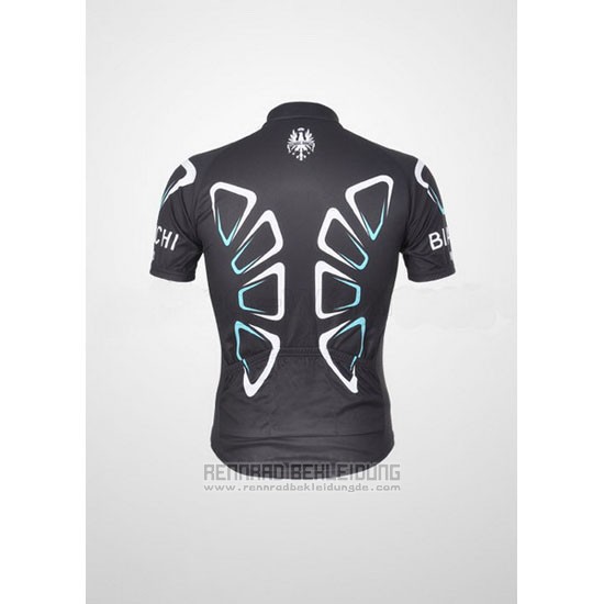 2011 Fahrradbekleidung Bianchi Shwarz Trikot Kurzarm und Tragerhose