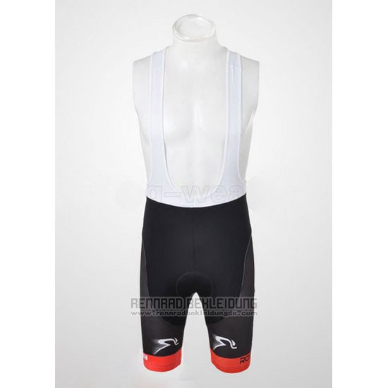 2010 Fahrradbekleidung Castelli Wei und Rot Trikot Kurzarm und Tragerhose