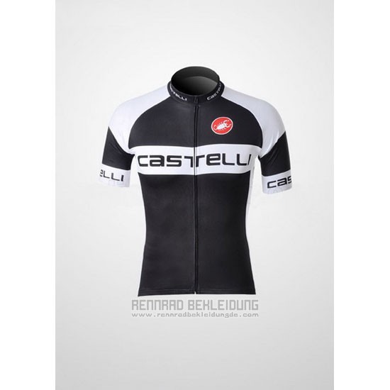 2011 Fahrradbekleidung Castelli Shwarz Trikot Kurzarm und Tragerhose