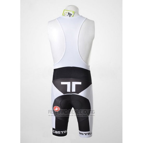 2011 Fahrradbekleidung Castelli Shwarz Trikot Kurzarm und Tragerhose