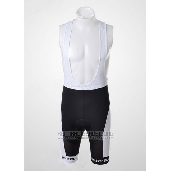 2011 Fahrradbekleidung Castelli Shwarz Trikot Kurzarm und Tragerhose