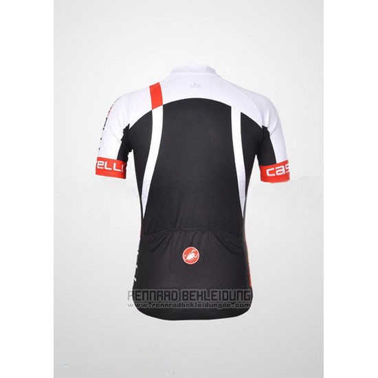 2011 Fahrradbekleidung Castelli Shwarz und Wei Trikot Kurzarm und Tragerhose