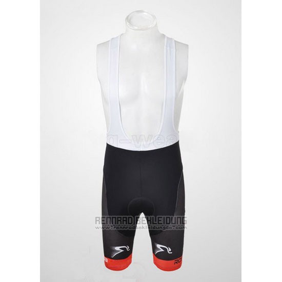 2011 Fahrradbekleidung Castelli Wei und Orange Trikot Kurzarm und Tragerhose