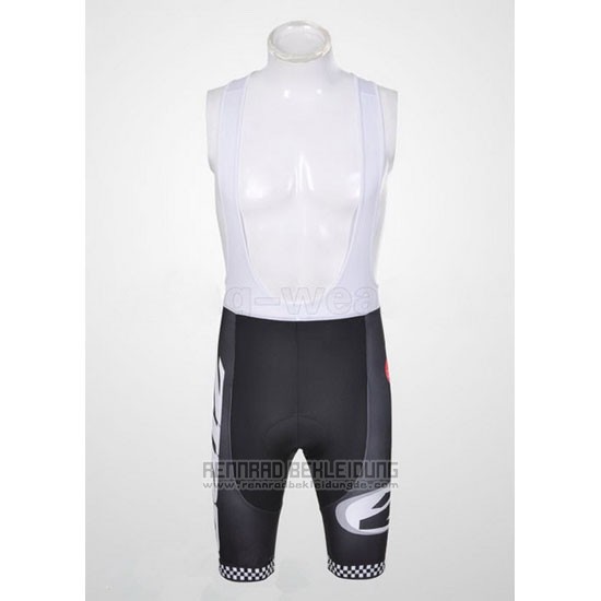 2011 Fahrradbekleidung Castelli Wei und Shwarz Trikot Kurzarm und Tragerhose