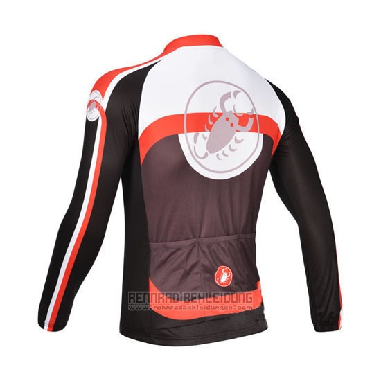 2013 Fahrradbekleidung Castelli Fuchsie Trikot Langarm und Tragerhose