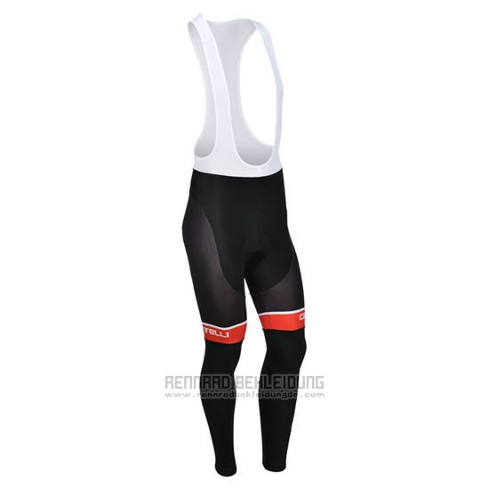 2013 Fahrradbekleidung Castelli Fuchsie Trikot Langarm und Tragerhose