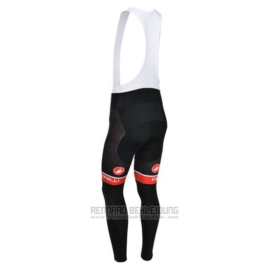 2013 Fahrradbekleidung Castelli Fuchsie Trikot Langarm und Tragerhose