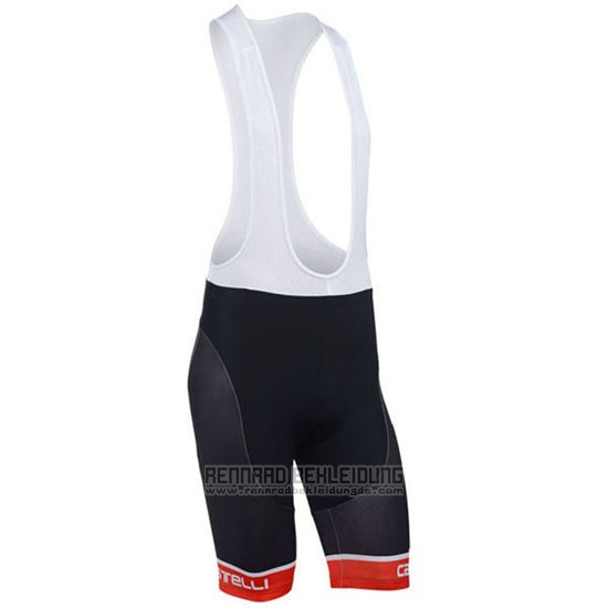 2013 Fahrradbekleidung Castelli Orange und Wei Trikot Kurzarm und Tragerhose