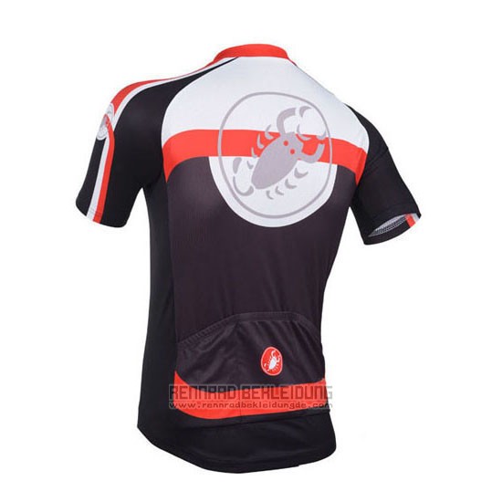 2013 Fahrradbekleidung Castelli Shwarz Trikot Kurzarm und Tragerhose