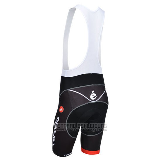 2013 Fahrradbekleidung Cervelo Wei und Shwarz Trikot Kurzarm und Tragerhose