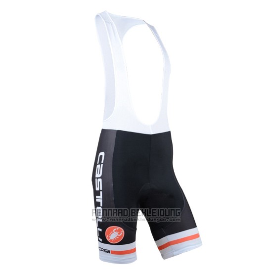 2014 Fahrradbekleidung Castelli Azurblau Trikot Kurzarm und Tragerhose