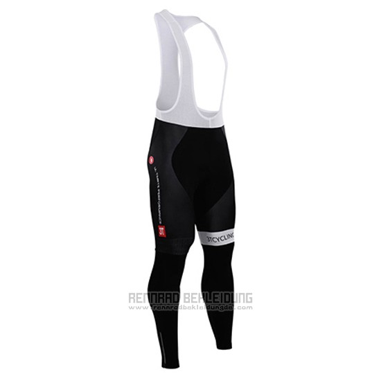 2015 Fahrradbekleidung Castelli Dunkel Shwarz Trikot Langarm und Tragerhose