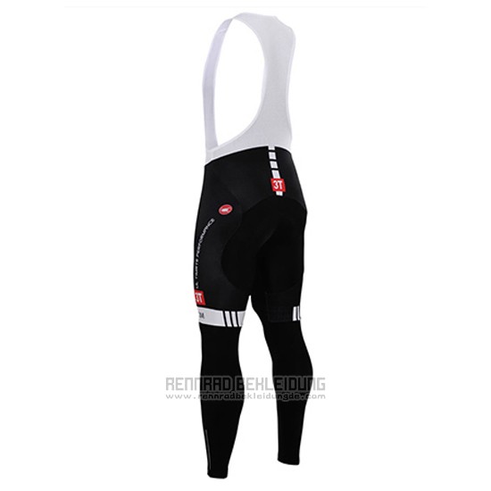 2015 Fahrradbekleidung Castelli Dunkel Shwarz Trikot Langarm und Tragerhose