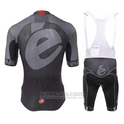 2016 Fahrradbekleidung Castelli Cervelo und Shwarz Trikot Kurzarm und Tragerhose