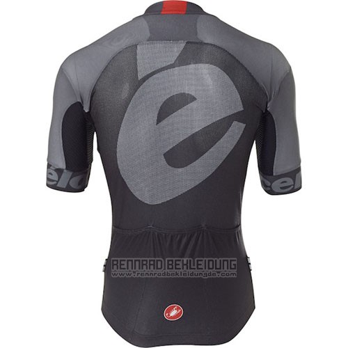 2016 Fahrradbekleidung Castelli Cervelo und Shwarz Trikot Kurzarm und Tragerhose