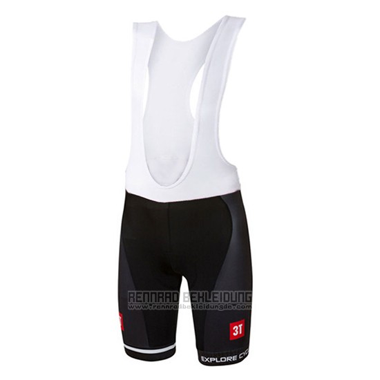 2017 Fahrradbekleidung Castelli Tief Shwarz Trikot Kurzarm und Tragerhose