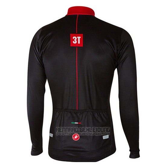 2017 Fahrradbekleidung Castelli Tief Shwarz Trikot Langarm und Tragerhose