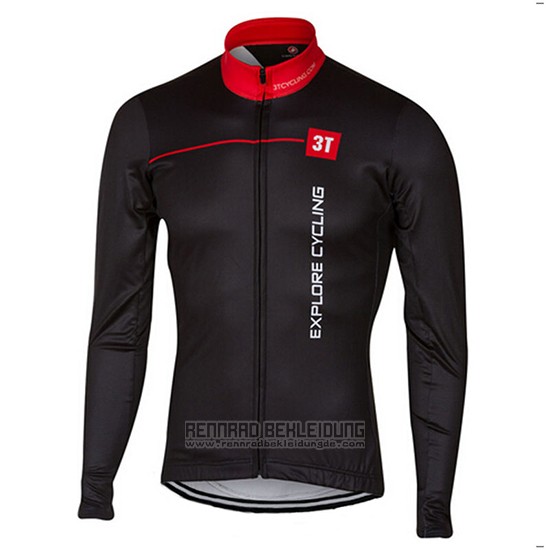 2017 Fahrradbekleidung Castelli Tief Shwarz Trikot Langarm und Tragerhose