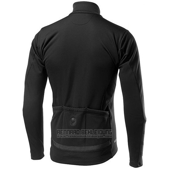 2019 Fahrradbekleidung Castelli Raddoppia 2 Shwarz Trikot Langarm und Tragerhose