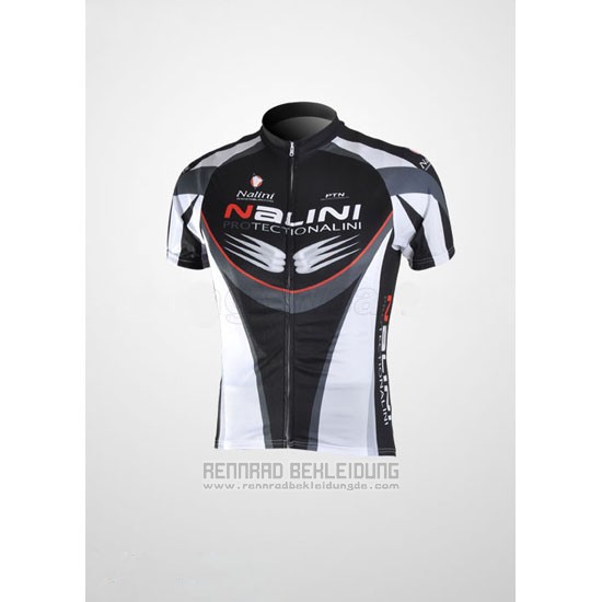 2010 Fahrradbekleidung Nalini Shwarz Trikot Kurzarm und Tragerhose