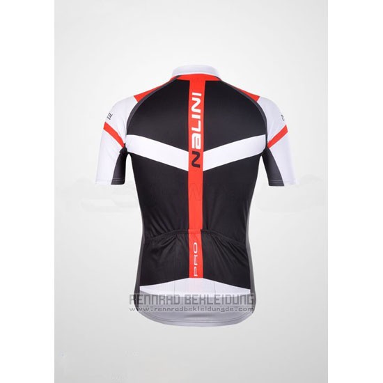 2012 Fahrradbekleidung Nalini Shwarz und Rot Trikot Kurzarm und Tragerhose