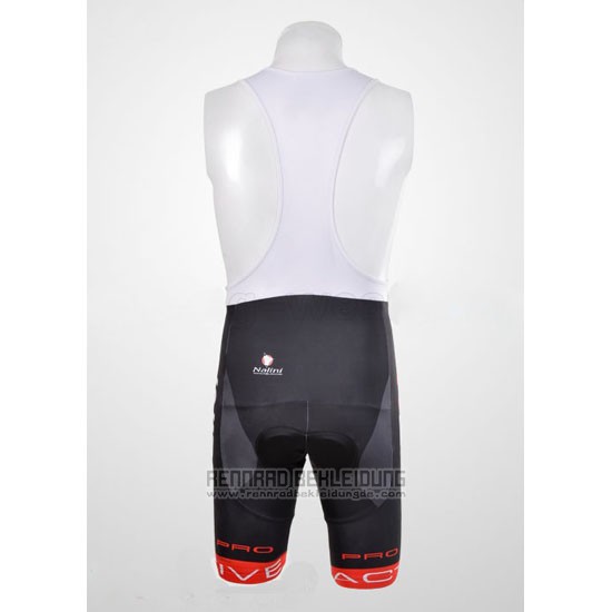 2012 Fahrradbekleidung Nalini Shwarz und Rot Trikot Kurzarm und Tragerhose