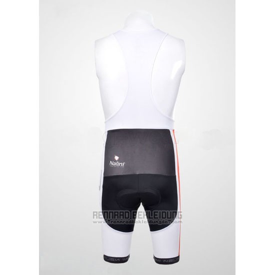 2012 Fahrradbekleidung Nalini Shwarz und Wei Trikot Kurzarm und Tragerhose