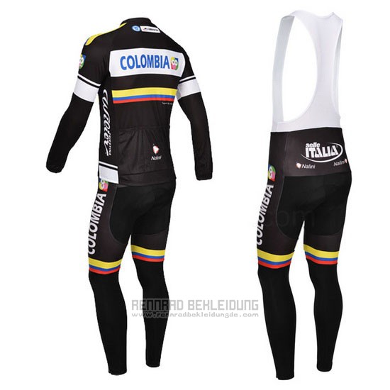 2013 Fahrradbekleidung Nalini Shwarz und Wei Trikot Langarm und Tragerhose